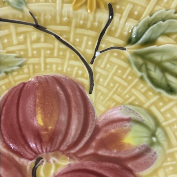 Zell Plates 8 1/2 Inch Salad Majolica Germany G S Georg Schminder Antique Qty 5 - Picture 5 of 8